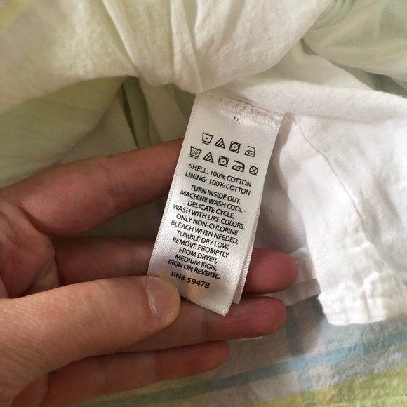 *EUC* Tommy Bahama Girls 3T Blue/Yellow/White Flutter Sleeve A-Line Summer Dress - Picture 5 of 10